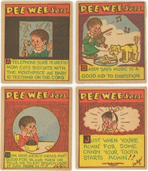 1930s R105 Anonymous "Pee Wee Says" Complete Set (24)